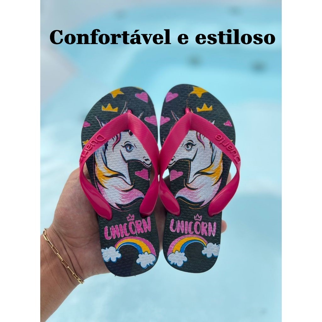 Chinelo Personagens Mais Vendidos NO MOMENTO Infantil Feminino Menina Para Uso do Dia a DiA DA CRIAN