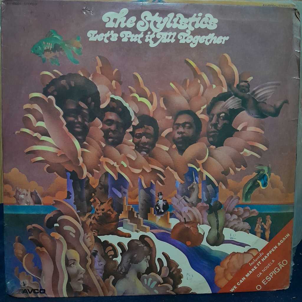 LP THE STYLISTICS – LET’S PUT IT ALL TOGETHER / AVCO 1974 / LP ÓTIMO / CAPA LEVE DESGASTE / CX LP93 / SH /  EDIÇÃO BRASI