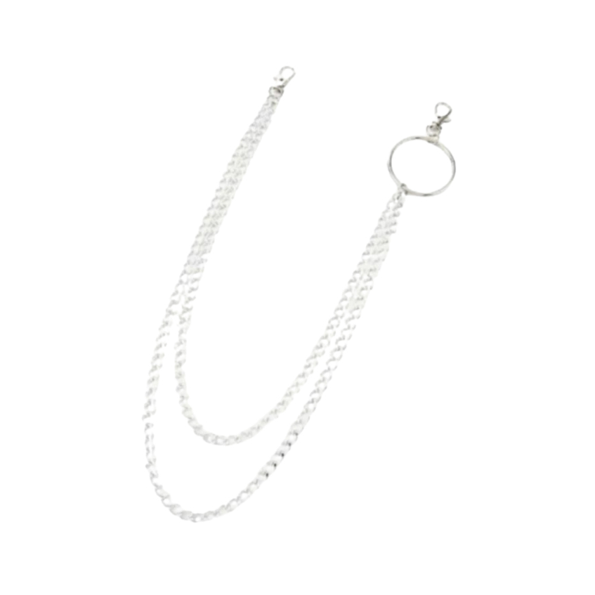 Corrente multicamada argola lateral p/ calça, saia, shorts, bermuda