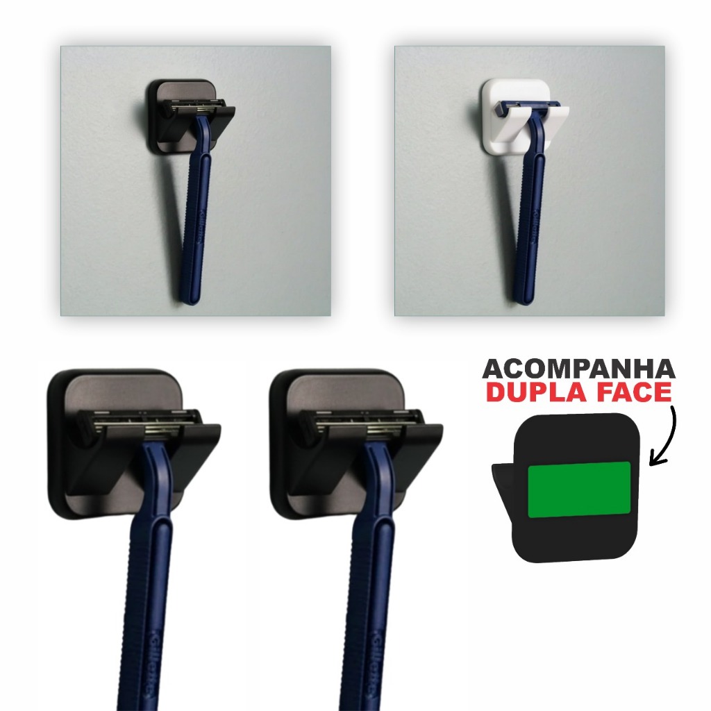 Suportes Porta Gilete Lâmina de Barbear Depilar Prestobarba Aparelho de Barbear Banheiro