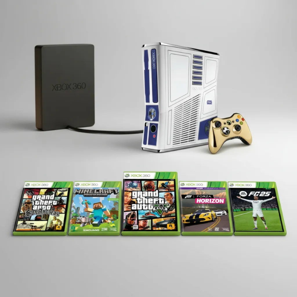 🎮HD Externo Para Xbox 360 Original — Com Exploit + Jogos — Pronto Pra Jogar