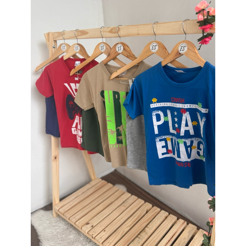 conjunto infantil e juvenil menino verão camiseta + calção tamanho 8 e 10 gamer
