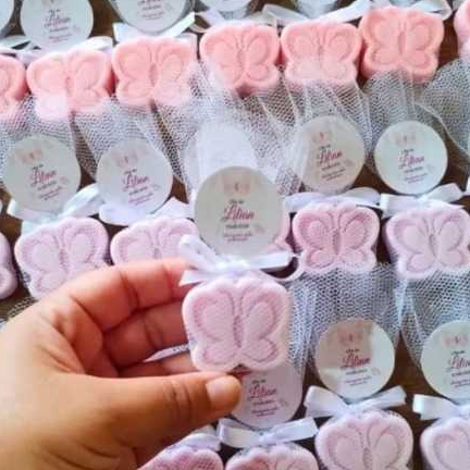Vela de borboleta aromatizada personalizada | lembrancinha | aniversário | chá de bebe | nascimento