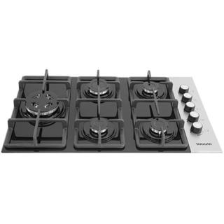 Cooktop Suggar Mesa de Vidro Inox 5 Bocas À Gas Fg5335vpix Preto Bivolt em Oferta na Shopee
