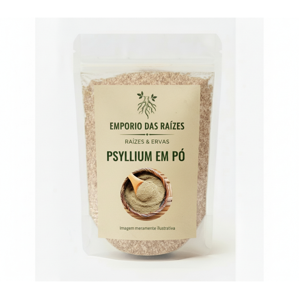 PSYLLIUM EM PÓ 100% NATURAL FIBRAS IMPORTADO 500 GR - Emporio Das Raizes em Oferta na Shopee