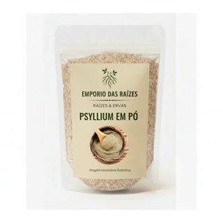 PSYLLIUM EM PÓ 100% NATURAL FIBRAS IMPORTADO 500 GR - Emporio Das Raizes em Oferta na Shopee