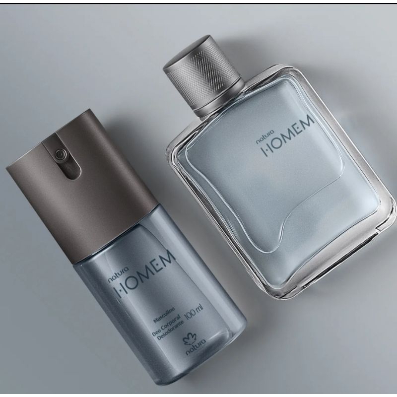 Kit Natura Homem Colônia 100ml + colônia desodorante spray 100ml