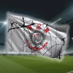 Bandeira Torcedor do Corinthians 150 x 100cm - Várias estampas