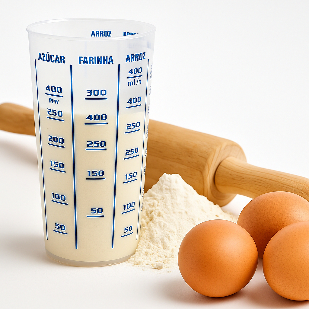 Kit De 1 até 2 Copo Medidor 570ml com Bico – até 2 Unidades para Cozinha | Prático e Durável