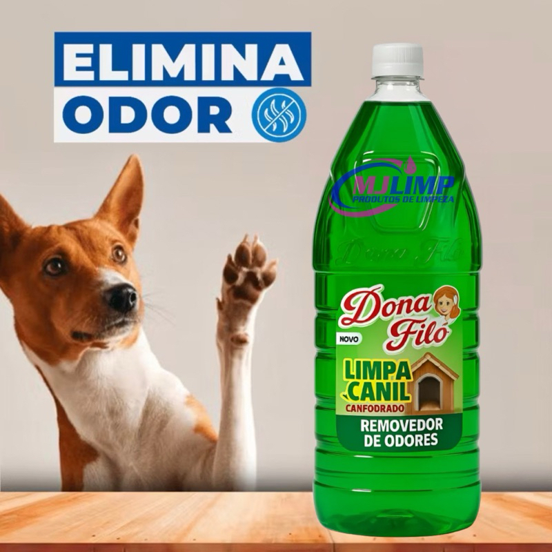 Eliminador de Odores Canforado Dona Filó 2L para Cachorro e Gato