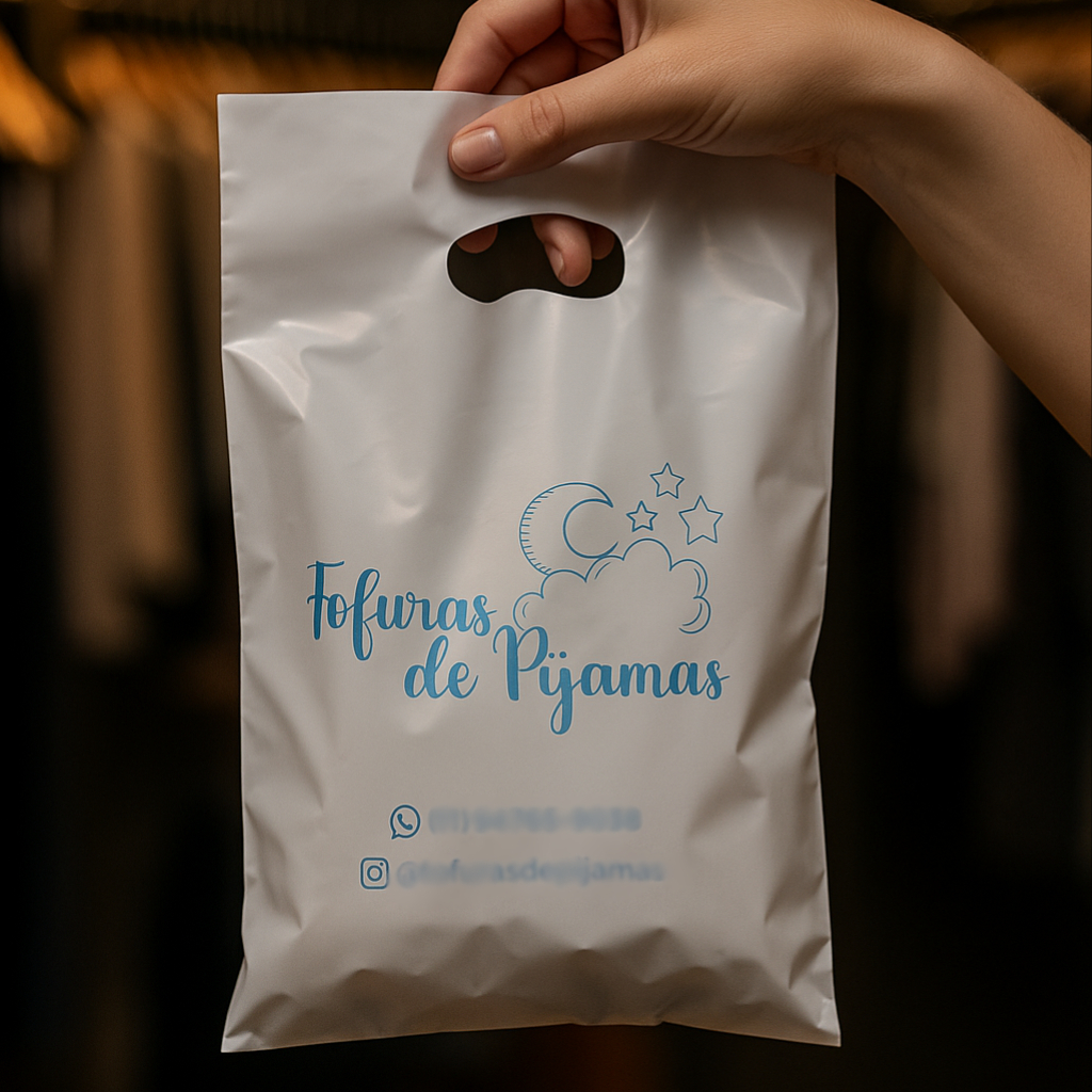 Sacola Personalizada Para Loja | PP, P, M e G em Oferta na Shopee