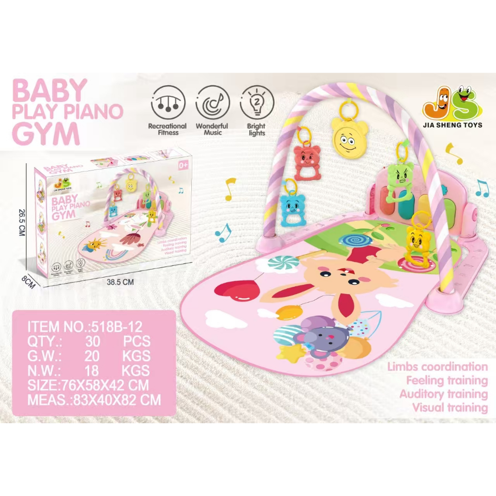 Tapete de brinquedo para engatinhar com pedal de piano para bebês--6821 em Oferta na Shopee