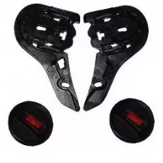 Reparo fixador viseira Capacete Ls2 FF 358 FF 396 / Helt Strada/Texx Fechado Fechado Double Vision par