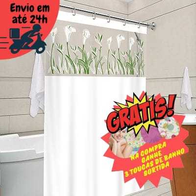 Cortina Banho Transparente: Onde Comprar | BuscaProdutos
