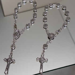 Terço Dezena de Carro ou Pulso São Bento Nossa Senhora Aparecida em Oferta na Shopee