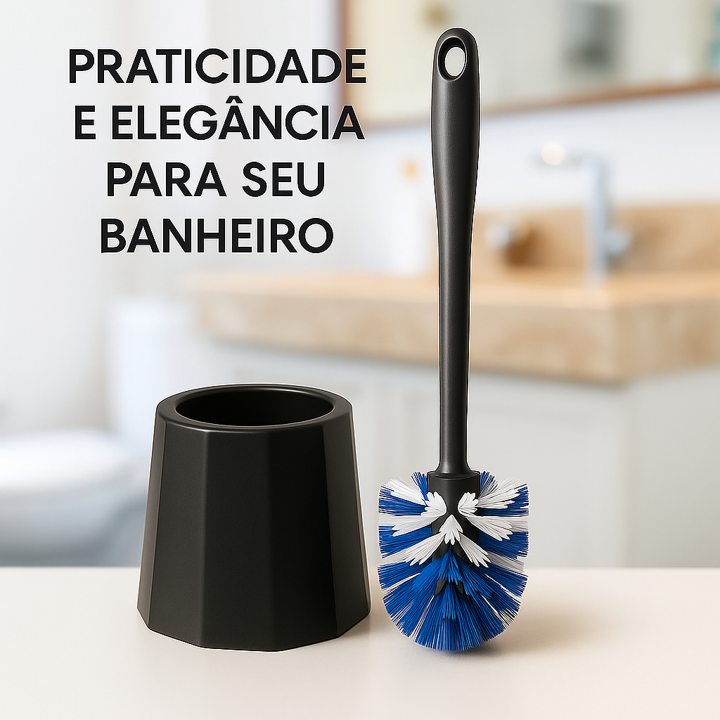 Kit De 1 até 2 Escovas Sanitárias com Suporte Base Antiderrapante Limpeza Profunda e Durável em Oferta na Shopee