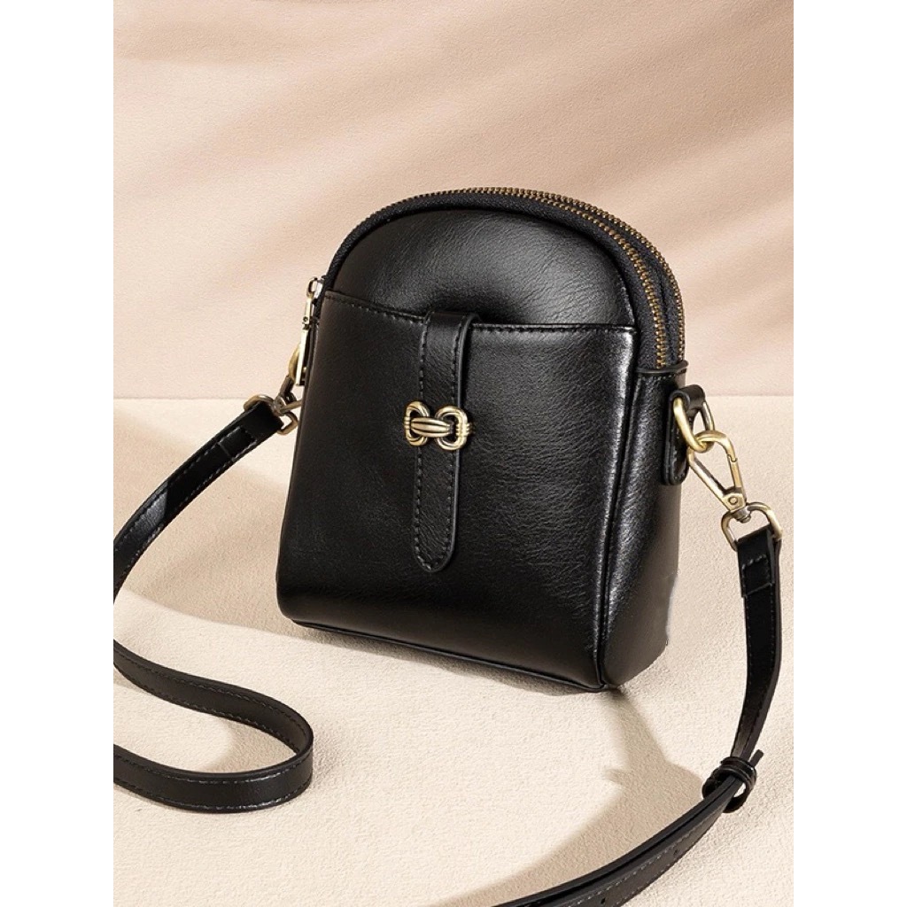 Bolsa Pequena Feminina De Ombro Transversal  Crossbody De Couro PU T302 LING
