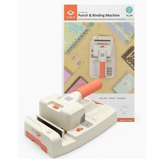 Encadernadora e Perfuradora 5 em 1 Sunlit com Cartucho Intercambiável – Wire-O 2:1 para Papel A4 em Oferta na Shopee