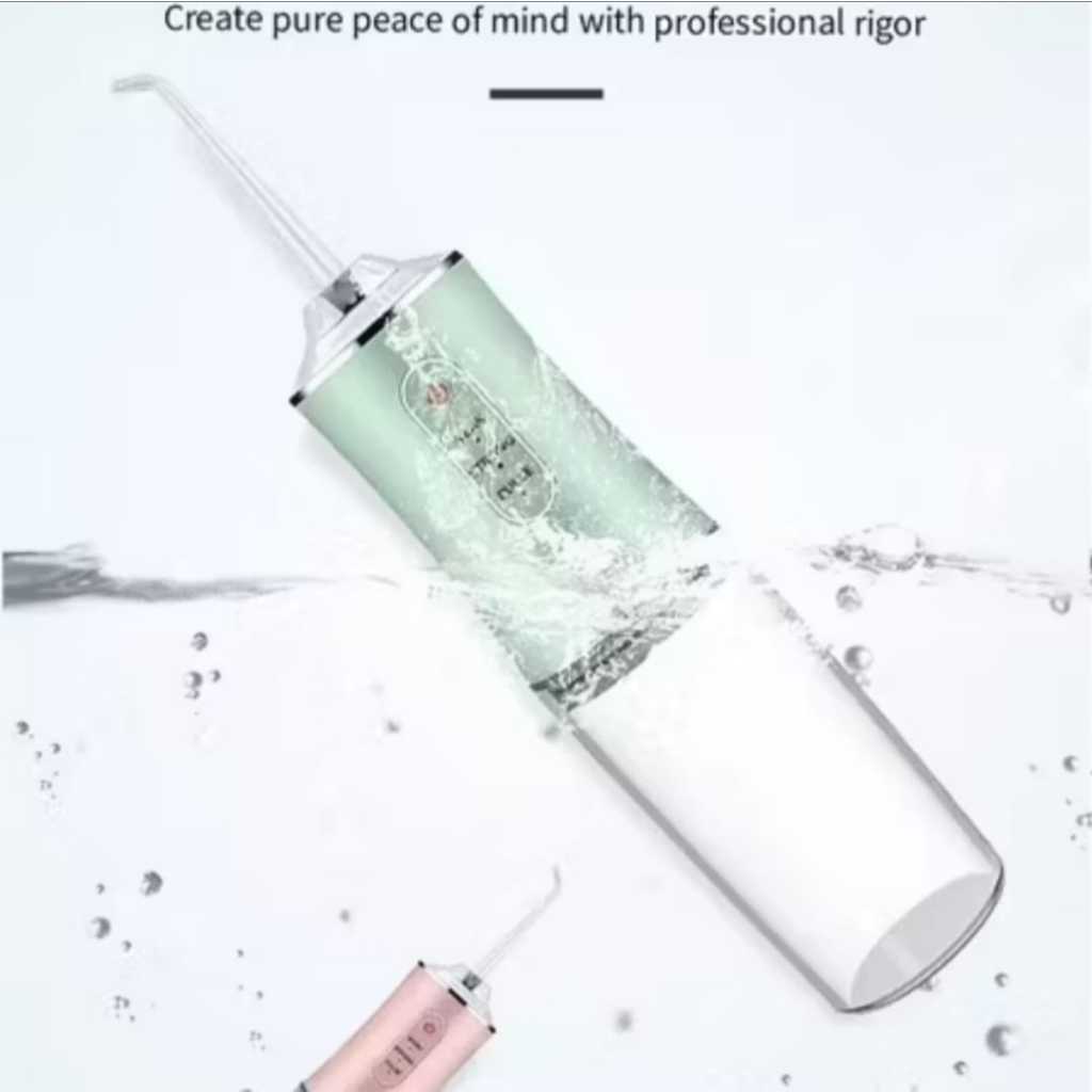 rrigador Dental Elétrico Portátil 220ml – Limpeza Profunda e Cuidado Bucal Completo