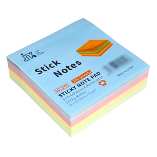 Bloco Adesivo Pastel 250fls UNISO 76mmx76mm Stick Notes 4 cores pastéis em Oferta na Shopee