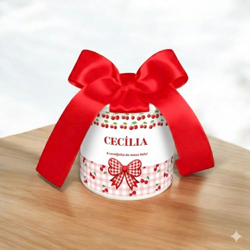 Tubolata Personalizada 5x6 cm • Lembrancinha Festa Infantil • Aniversário • Chá de Bebê • Brinde Personalizado