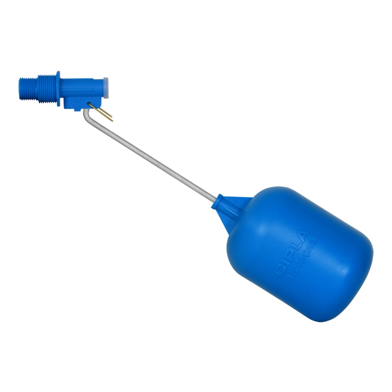 Cipla-Torneira de Boia para Caixa dÁgua - 1/2 e 3/4 c/ haste de Aluminio
