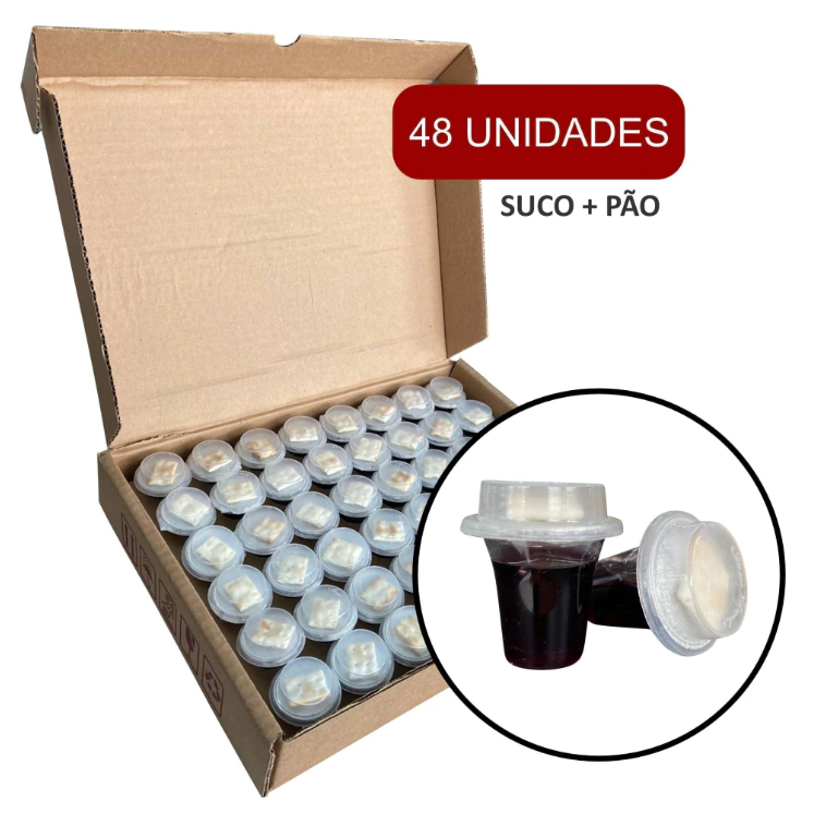 Cálice Pronto Para Santa Ceia 48unidades
