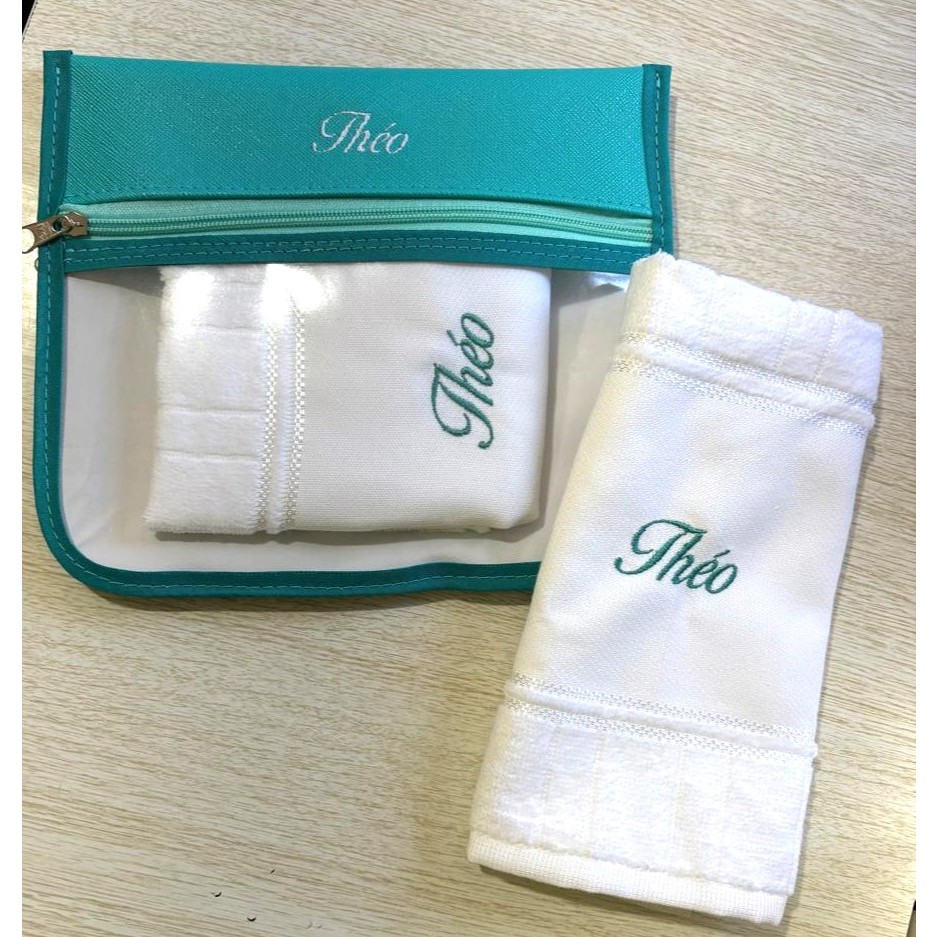 Volta as Aulas porta  Higiene infantil escola creche com toalha opcional  Personalizado Bordado nome em Oferta na Shopee