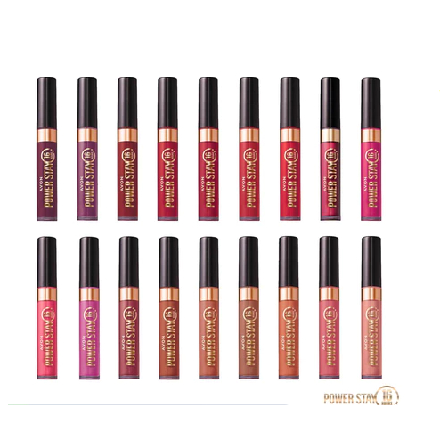 Batom Líquido Power Stay Matte Glitter ou Matte 16h  Avon