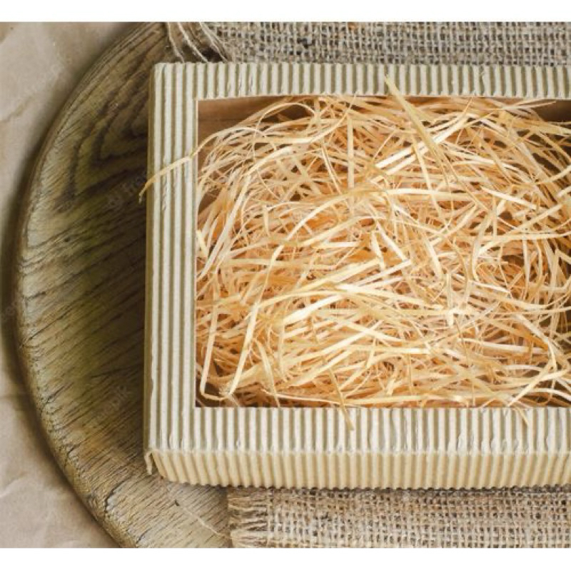 Palha decorativa natural para cestas e decorações - pacote de palha 50g Palha decorativa natural para cestas e decorações - pacote de palha 50g