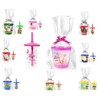 25 Baldes De Pipoca C/ Embalagem + 25 Copos Twister Shake Kit Festa Personalizado Qualquer Tema em Oferta na Shopee
