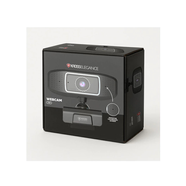Webcam Kross 720p ke-wb720p2 com Microfone