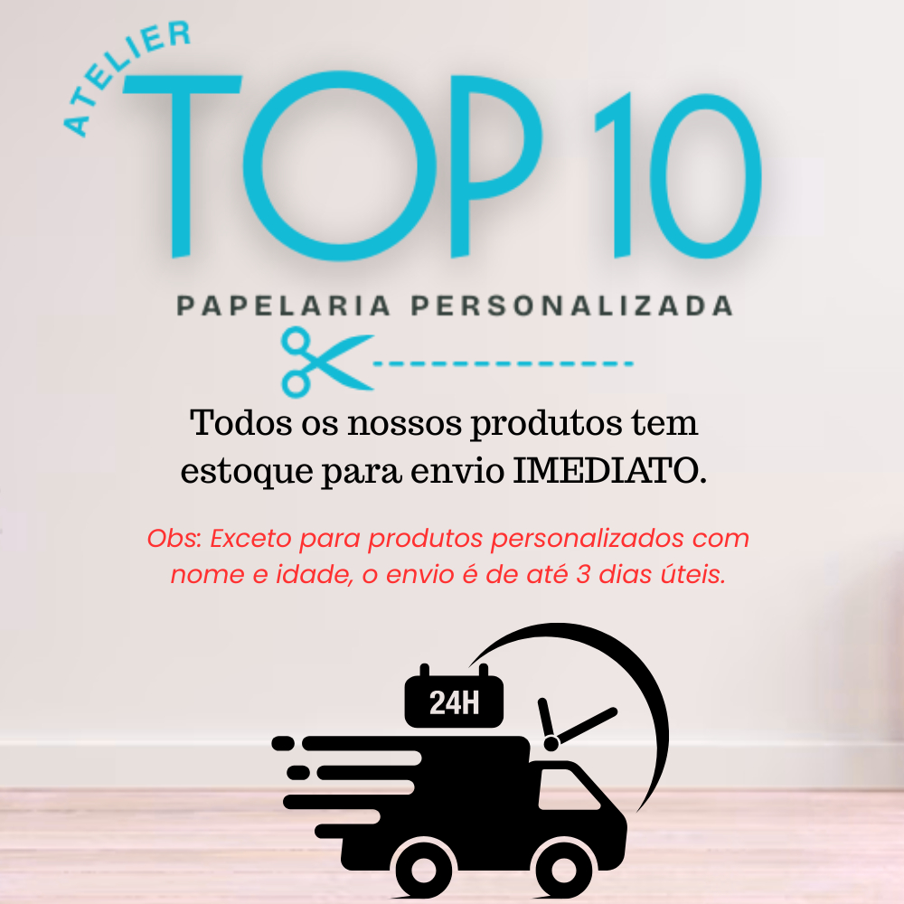 Kit de Lembrancinhas Personalizadas com 170/85 itens TEMA: POCOYO - Envio rápido