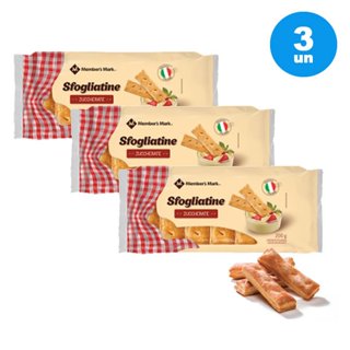 3 x Biscoito Folhado Italiano Sfogliatine Zuccherate Mil Folhas 200 g em Oferta na Shopee