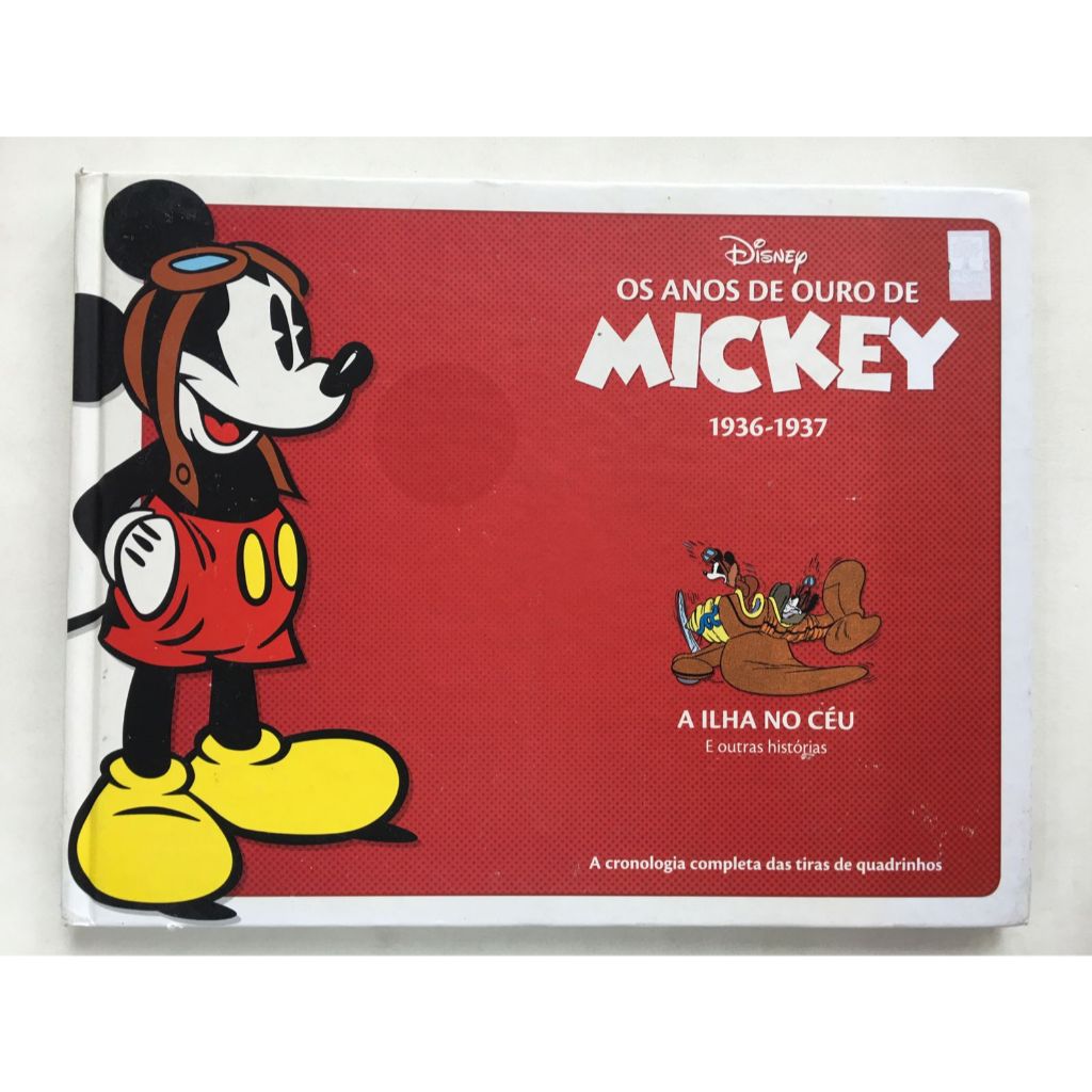 Livro Coleção de Ouro Mickey 1936 - 1937 A ilha no céu