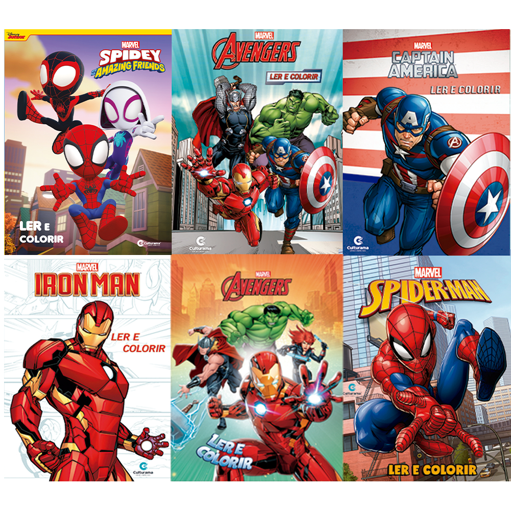 O que é Livro Ler e Colorir Capitão América? Guia e Onde Comprar | BuscaProdutos