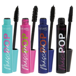 Máscara De Cílios Pop A Prova D'água - Febella em Oferta na Shopee