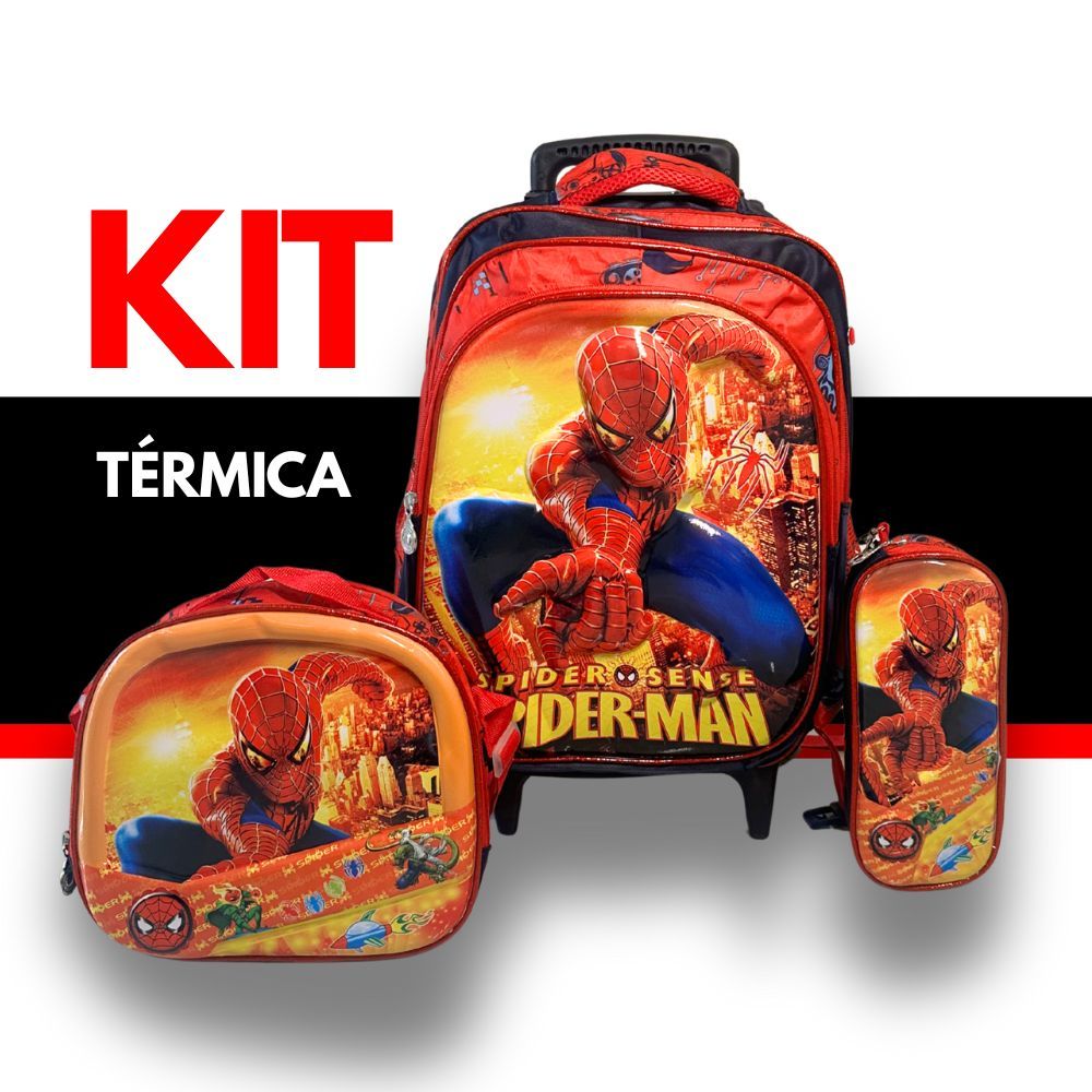 Kit Mochila 3d com Rodinhas Lancheira: Onde Comprar | BuscaProdutos