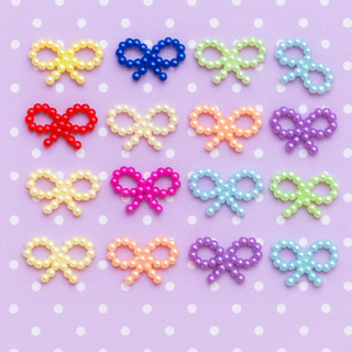 Aplique Laço Colorido com 25 Unidades Artesanato Pérola em Oferta na Shopee