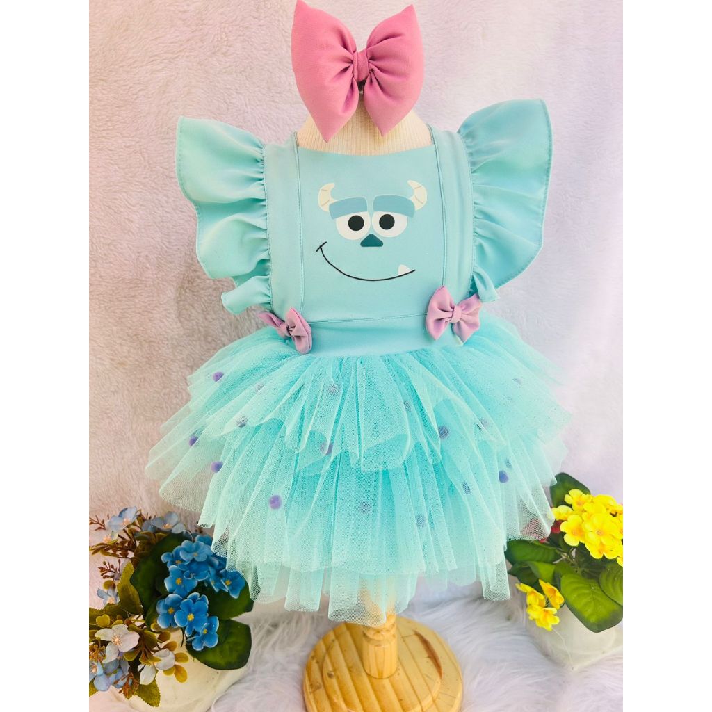 salopete tematico romper tematico aniverssario monstros S.A bu boo