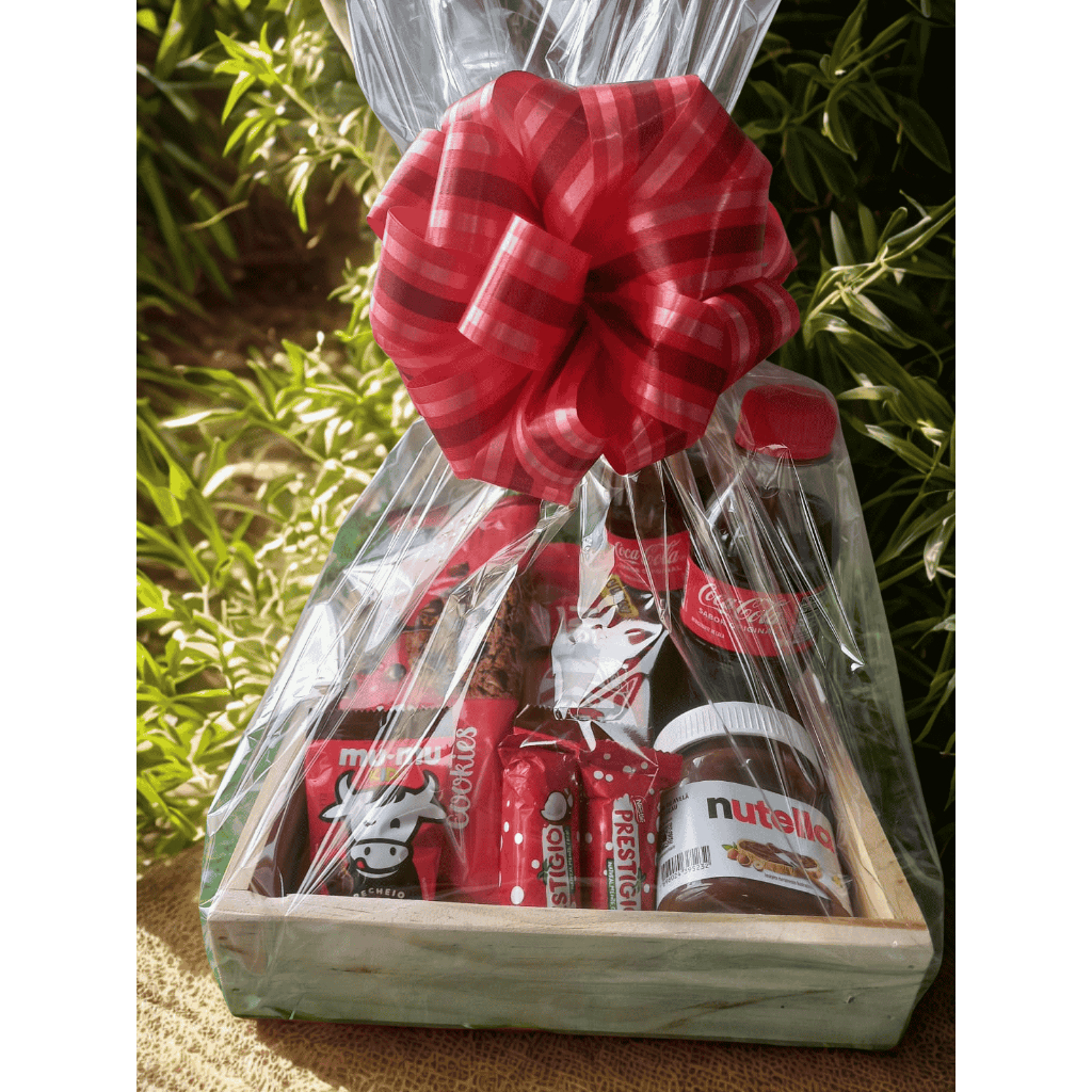 🎁 Cesta de Presente com Chocolates + Cookies + Nutella + Coca-Cola – Presente Delicioso e Criativo! em Oferta na Shopee