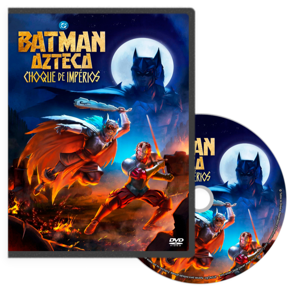 DVD - Batman Azteca - Choque de Impérios (2025) (Dublado e Legendado)