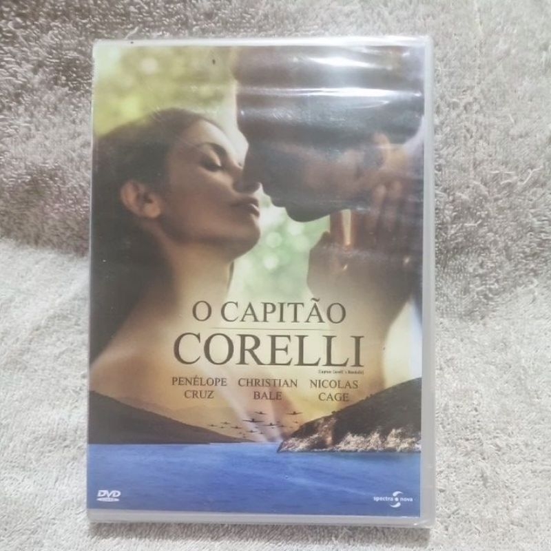 DVD O Capitão Corelli | Nicolas Cage, Penélope Cruz | Romance de Guerra e Emoção