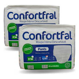 KIT 2 Pacotes Fraldas Geriátrica calcinha/cueca confortfral Pants 52 Unidades em Oferta na Shopee