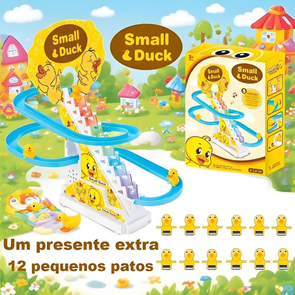 Brinquedo de Patinho Subindo Escada: Onde Comprar | BuscaProdutos