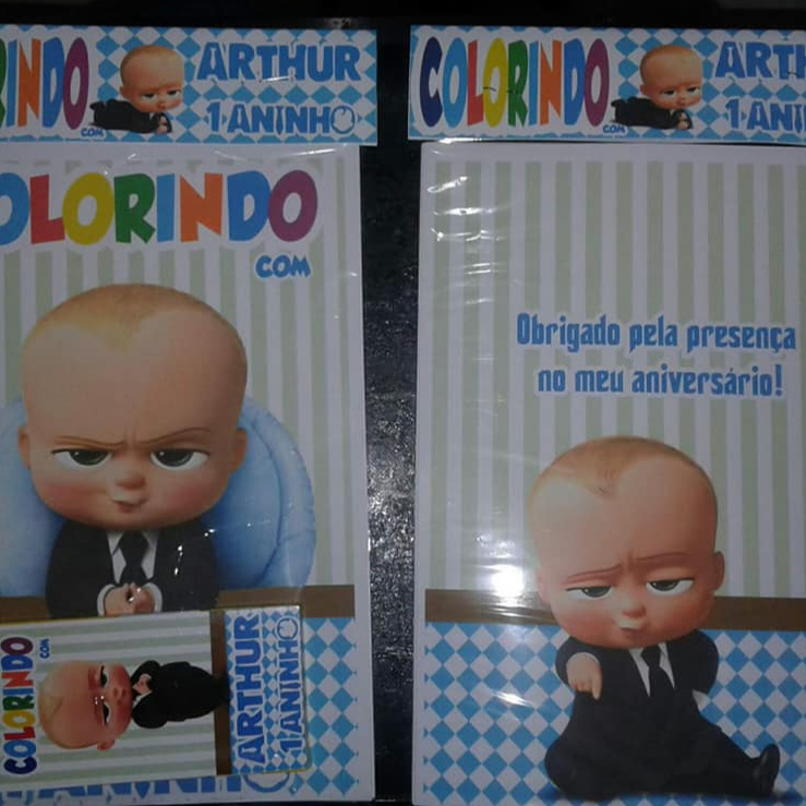 Kit Revistinha Livrinho de Colorir PODEROSO CHEFINHO Lembrancinha Aniversario Festa Infantil Menino