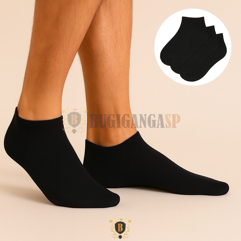 Kit até 24 Pares Meia Masculina Soquete Preta Cano Curto Veste 38 ao 44 em Oferta na Shopee