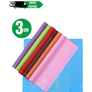 Tapete de Silicone para Confeitaria Antiaderente – Base para Massa, Fondant e Biscoitos