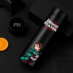 Garrafa térmica 500ML Tanjiro Kamado Mangá Demon Slayer Anime Personalizado