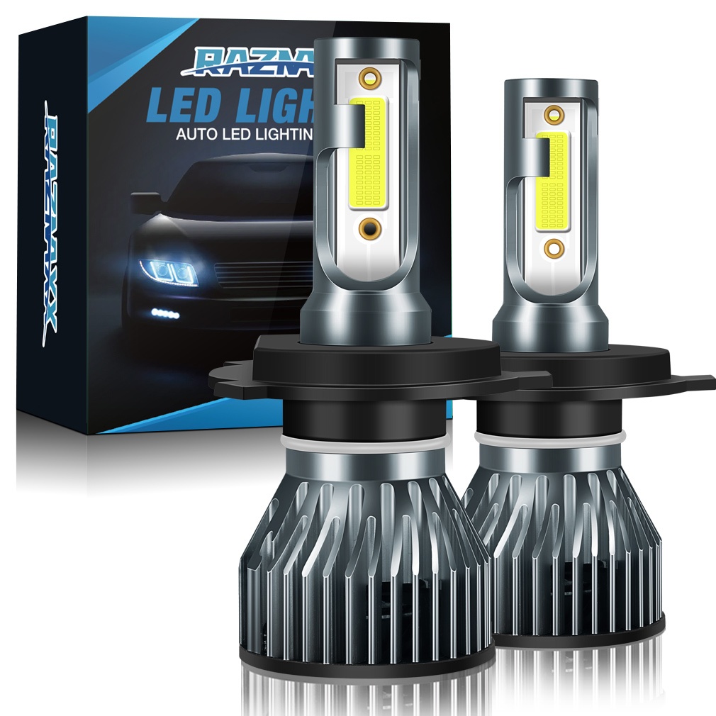 Kit Par Super Led Mini H1 H3 H4 H7 H8 H11 9005 HB3 9006 HB4 H27 880 881 H16 5202 Lâmpada farol em Oferta na Shopee